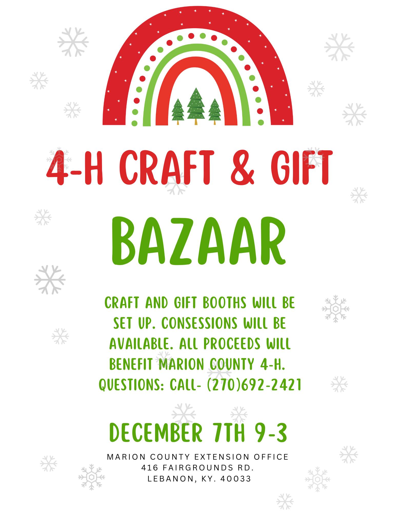 4-H Craft Bazaar