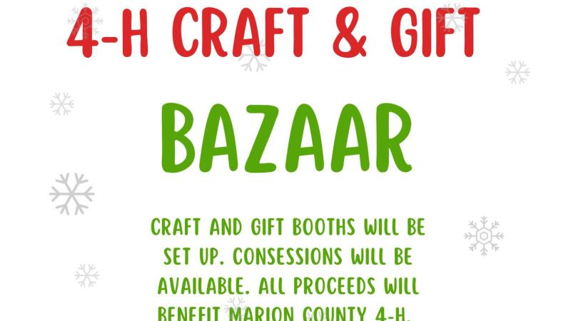 4-H Craft Bazaar